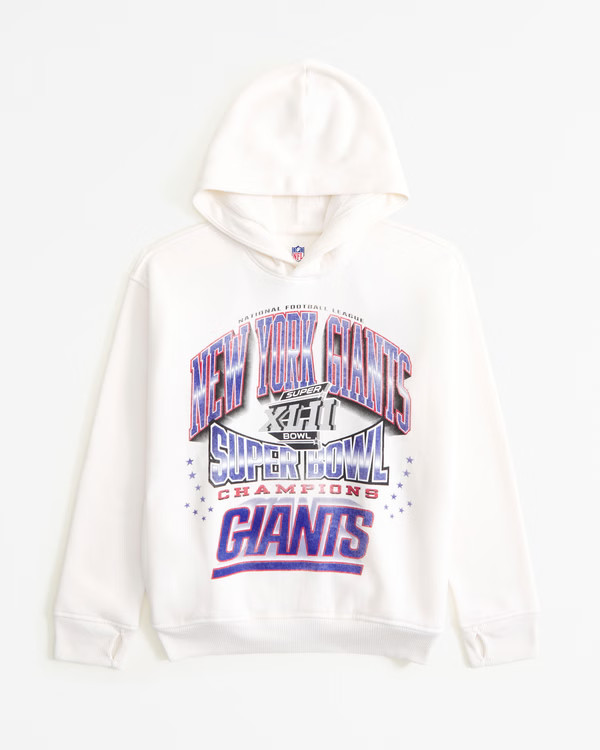 boys new york giants graphic popover hoodie | boys tops | Abercrombie.com | Abercrombie & Fitch (US)