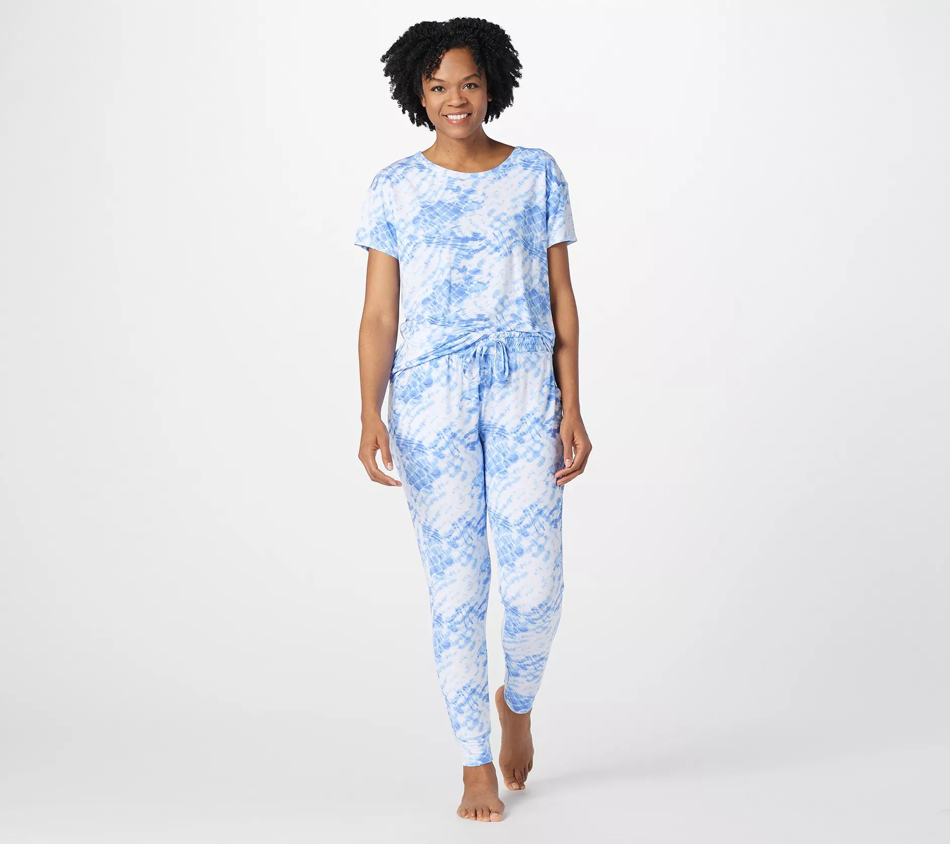 Koolaburra by UGG Stretch Modal Relaxed Tee and Jogger Set | QVC