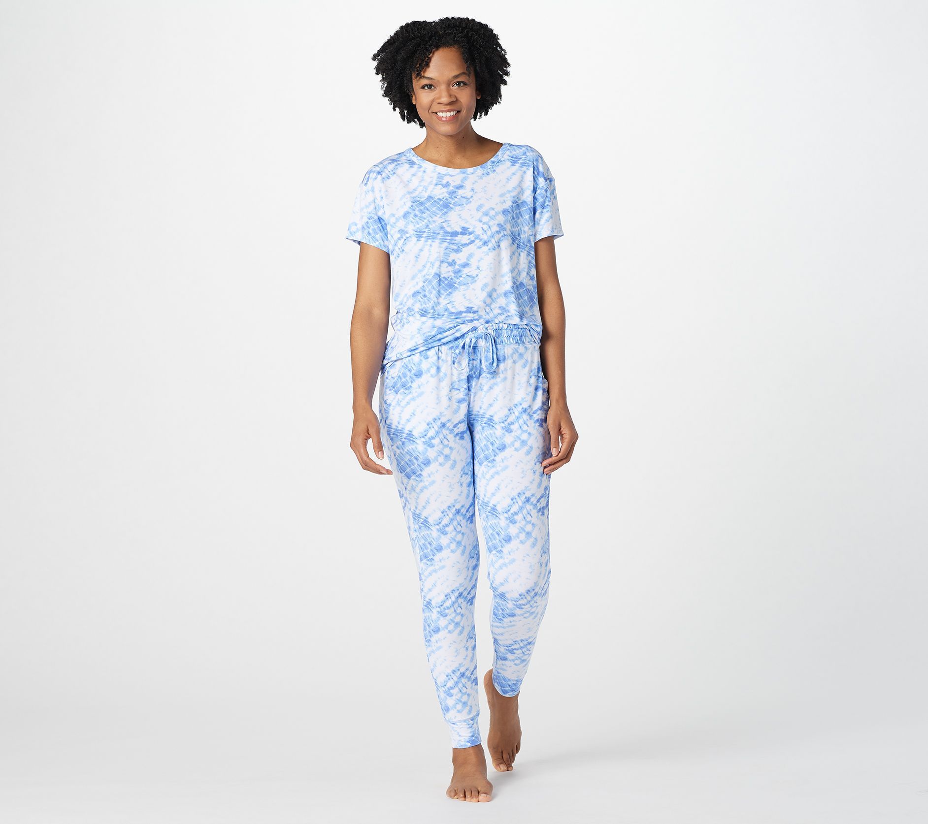 Koolaburra by UGG Stretch Modal Relaxed Tee and Jogger Set | QVC