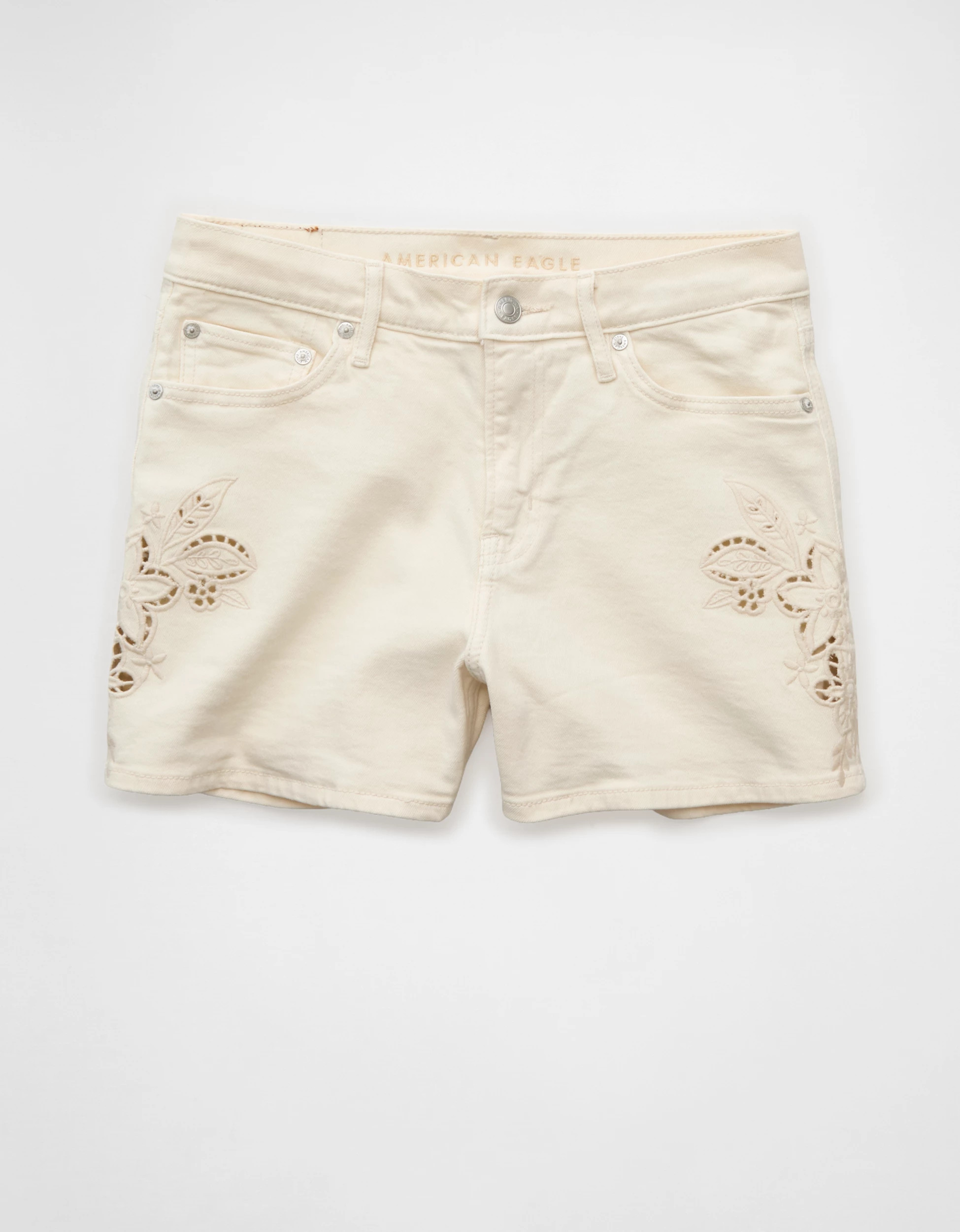 AE 3" Strigid Super High-Waisted Relaxed Denim Short | American Eagle Outfitters (US & CA)