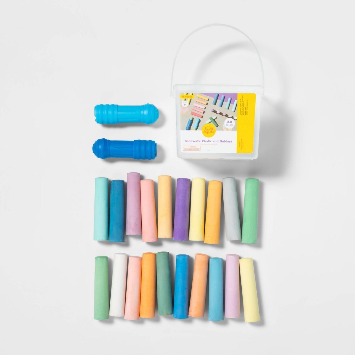 20pc Chalk Set & Bucket with 2 Holders - Sun Squad™ | Target