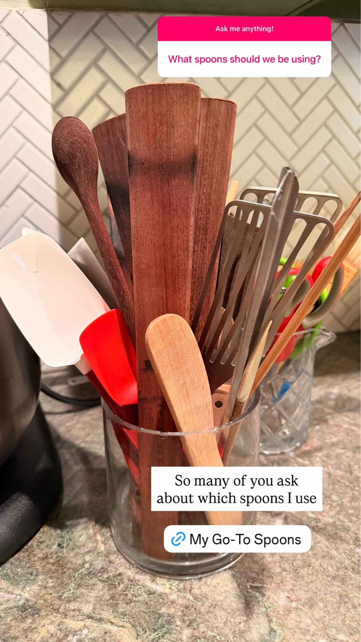 My favorite wooden spoons that I reach for every day!