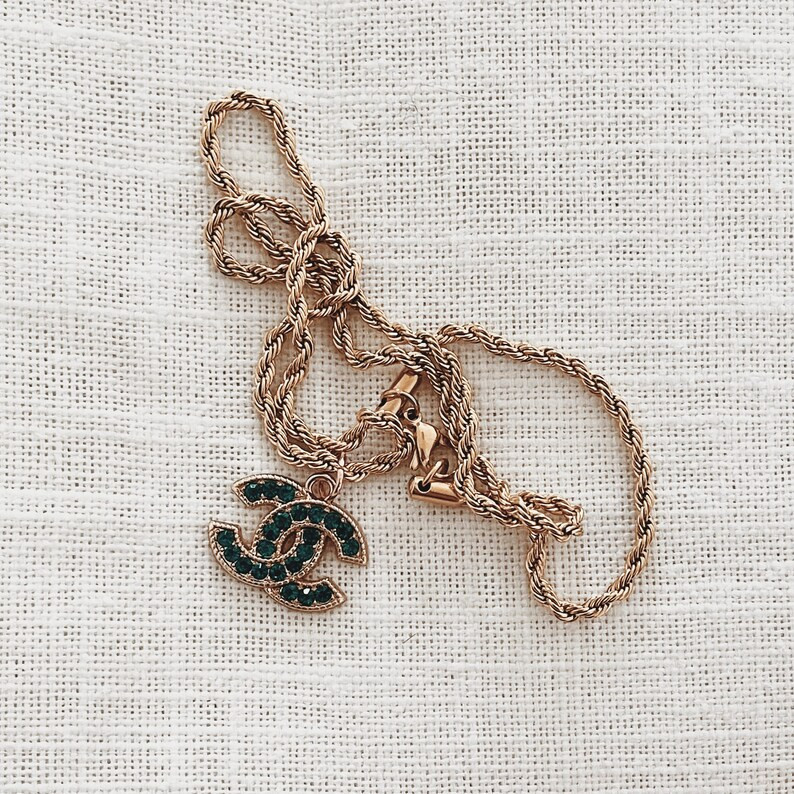 CHANEL REWORKED NECKLACE | Etsy | Etsy (US)