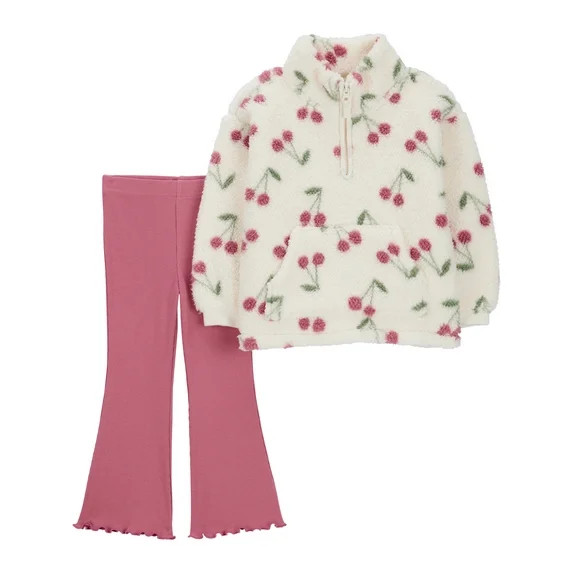 Carter's Child of Mine Toddler Girl Outfit Set, 2-piece, Sizes 12M-5T - Walmart.com | Walmart (US)