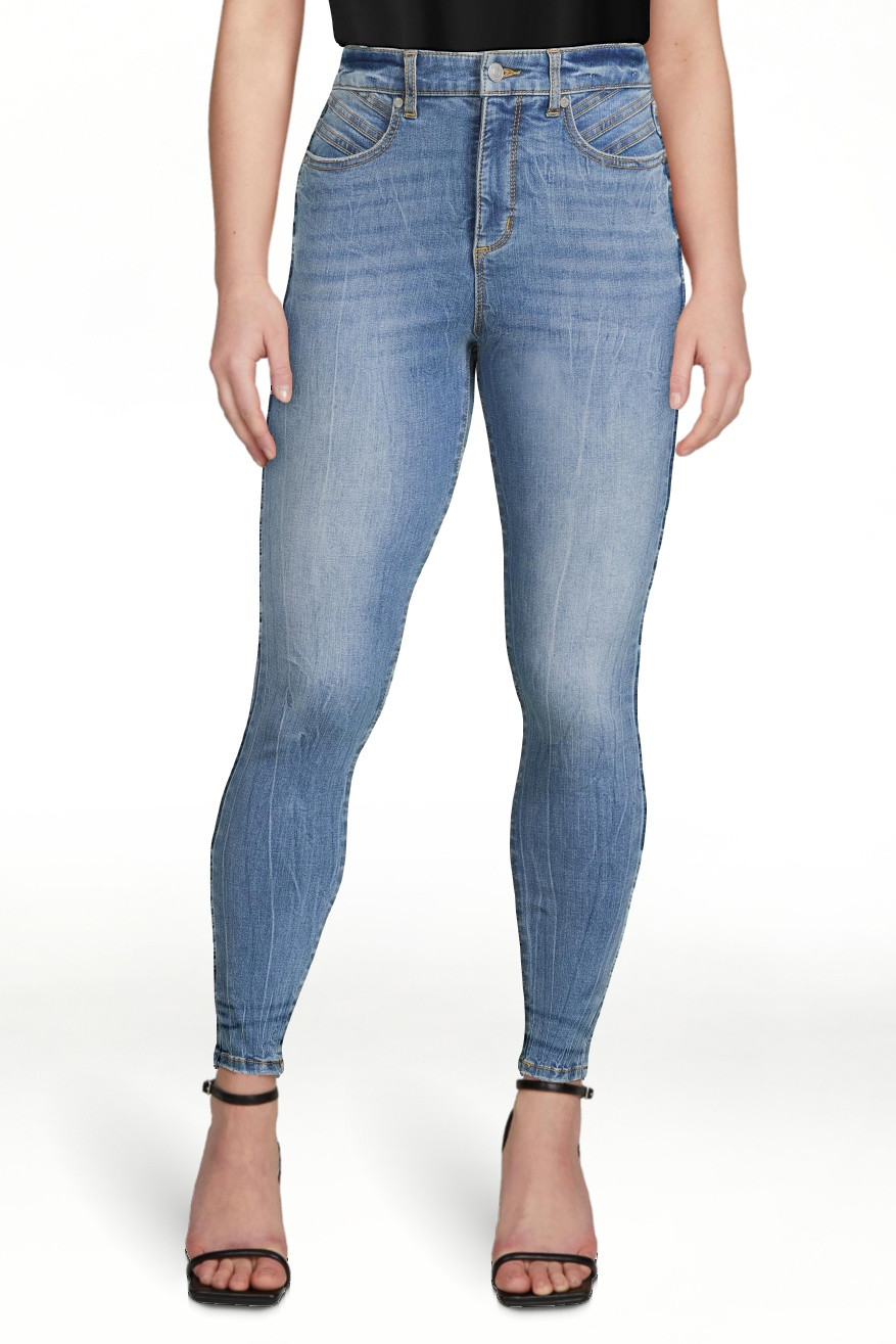 Sofia Jeans Women's Rosa Curvy Skinny Super High Rise Topstitch Pocket Jeans | Walmart (US)