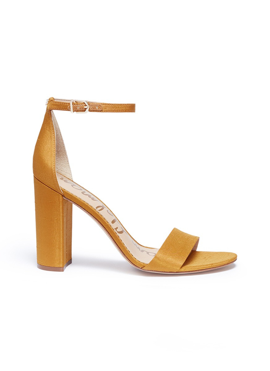 'Yaro' ankle strap satin sandals | Lane Crawford (US)