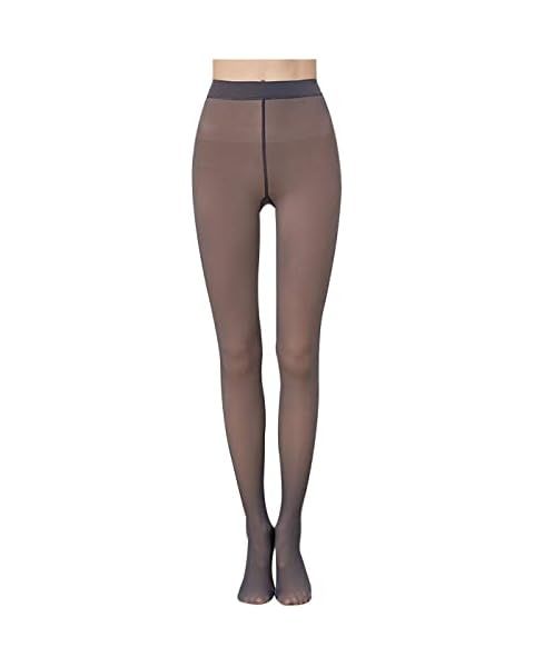 Women's Winter Tights Fleece Lined Pantyhose Opaque Warm Leggings Thicken Fake Translucent Tights... | Amazon (CA)