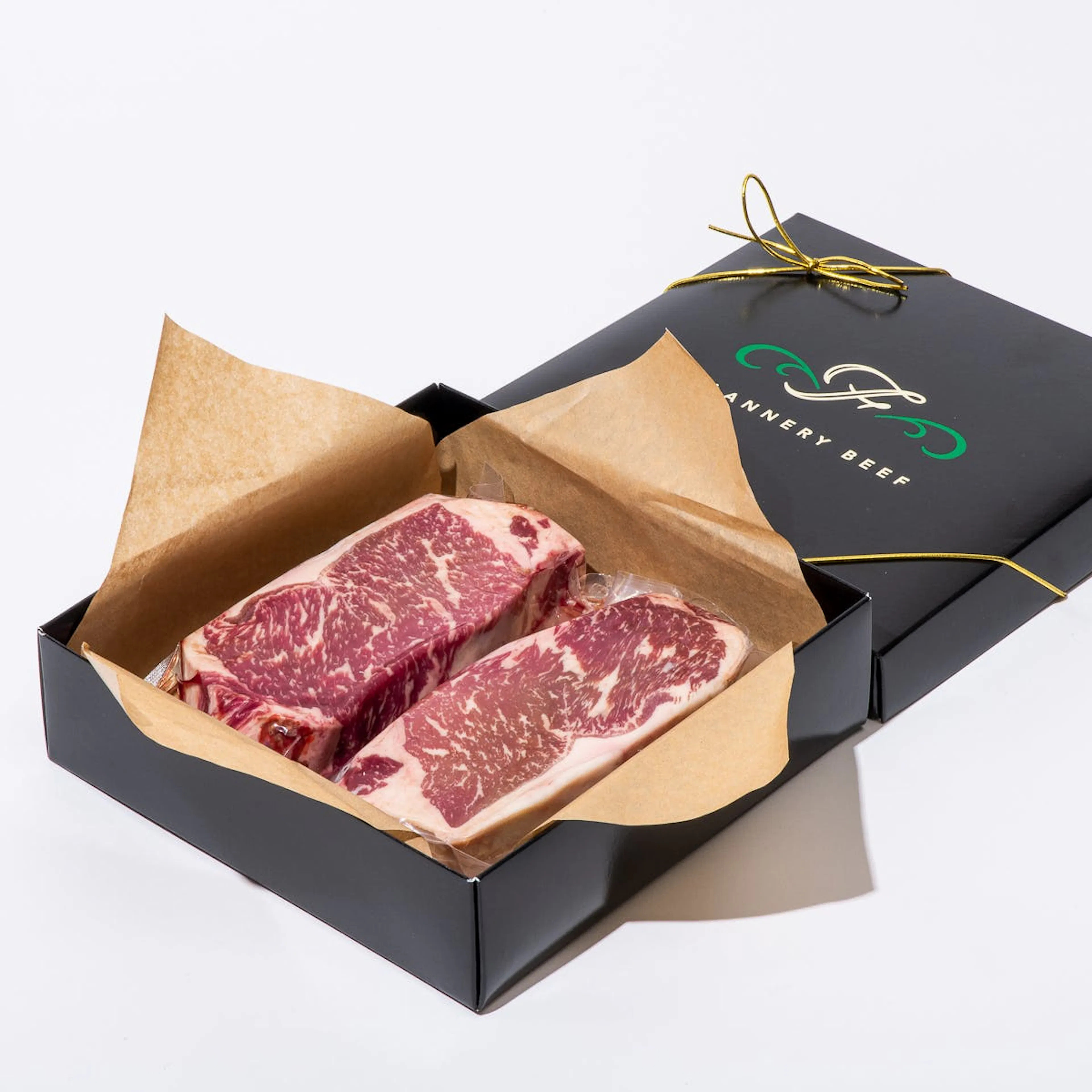 California Reserve New York Steaks Gift Box by Flannery Beef | Goldbelly | Goldbelly