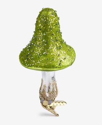 Holiday Lane Enchanted Forest Glass Mushroom Clip Ornament, Macy's Exclusive - Macy's | Macy's