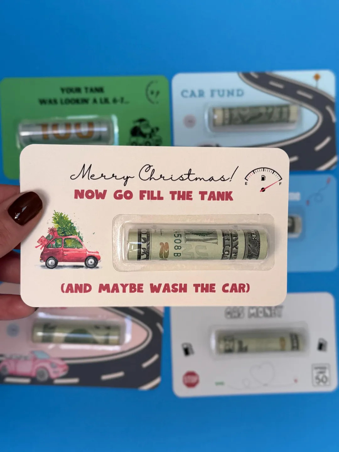 Funny 6 7 Meme Christmas Gas Money Card Santa Money Card Holders Gift for Teens Cash Card Birthda... | Etsy (US)