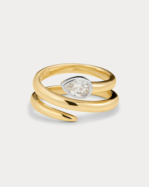 The Marais Coil Ring-Gold | Luv Aj Inc.