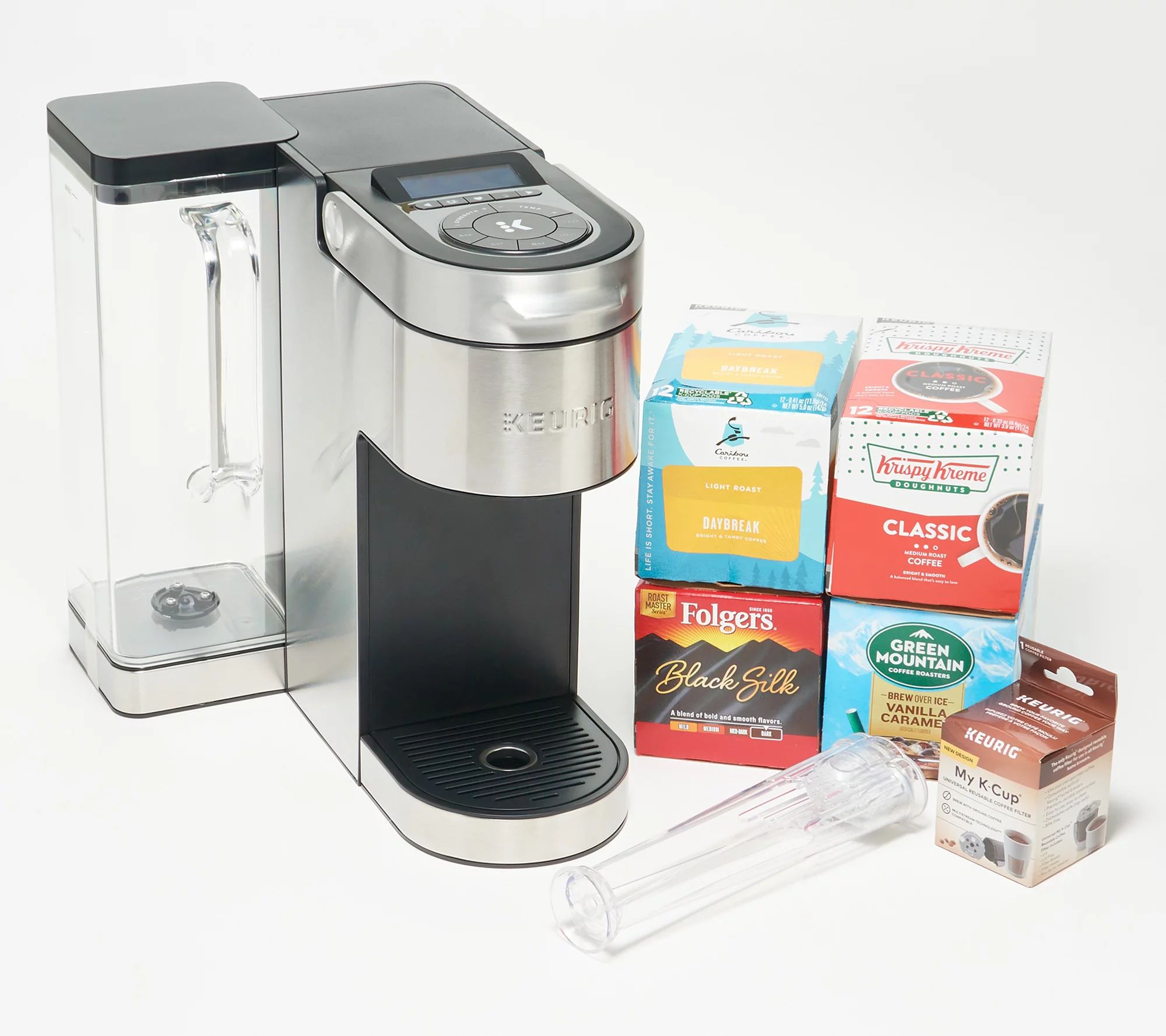 Keurig K-Supreme Plus Smart Coffee Maker w/ 48 K-cups - QVC.com | QVC
