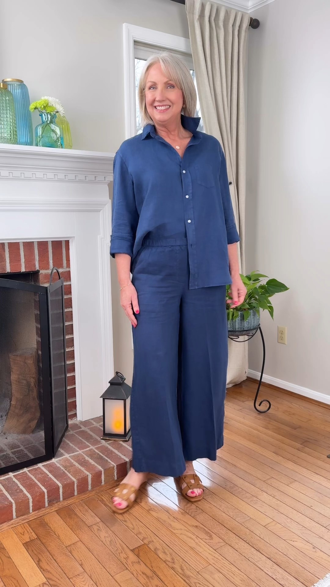 A Frank & Eileen Tuscany Getaway set is just the ticket for your spring or summer 
vacation. You will create multiple vacation outfits with this one set. Wear the coordinating linen pants and Eileen button-up shirt for the most chic, effortless combination. But you 
can also wear the top over your swimsuit for an easy beach to brunch look. Wear the pants with other button-up shirts from Frank & Eileen or their Theo tee. This linen getaway set is comfortable, but chic, relaxed, but elevated and effortlessly easy on the eyes. @frankandeileen #frankandeileenpartner #frankandeileen #wearloverepeat 

#LTKMidsize #LTKOver40 #LTKWatchNow
