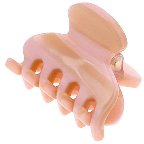 Camila Paris CP3070 French Hair Clip for Women, Handmade, Pink, Small, Girls Hair Claw Clips Jaw, Durable Styling Hair Accessories for Women, Strong Hold No Slip Grip, Made in France | Amazon (US)