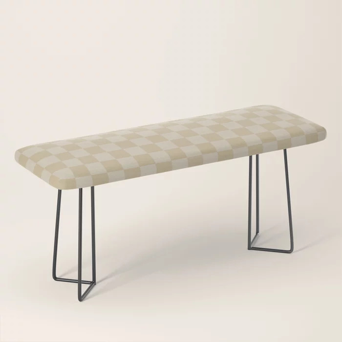Beige on Beige Bench | Society6
