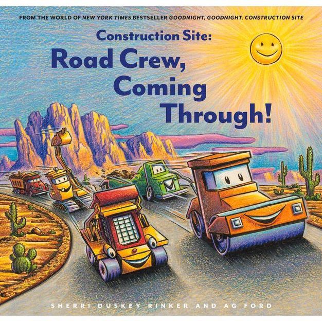 Construction Site: Road Crew, Coming Through! - by Sherri Duskey Rinker (Board Book) | Target