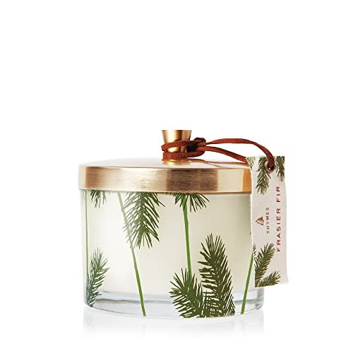 Thymes Heritage Pine Needle Candle - Scented Candle - Luxury Home Fragrance - Home Decor & Bathroom Accessories - Frasier Fir Pine Scent - 11.5 Oz - Frasier Fir | Amazon (US)