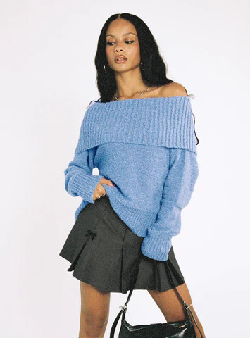 Little Bow Peep Mini Skirt Grey | Princess Polly US