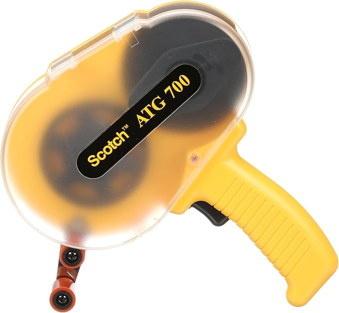 3M Scotch ATG 700 Adhesive Applicator, 1/2 in and 3/4 in wide rolls, Yellow | Amazon (US)