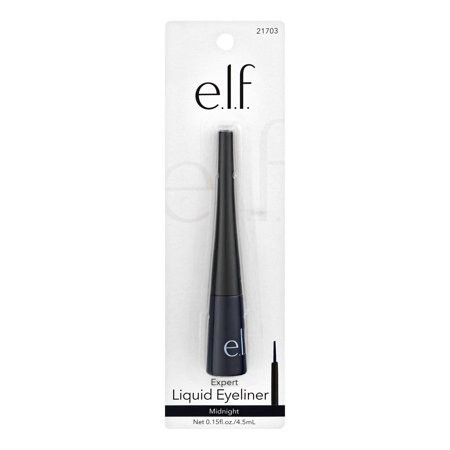 e.l.f. Expert Liquid Liner Midnight 0.14 fl oz | Walmart (US)