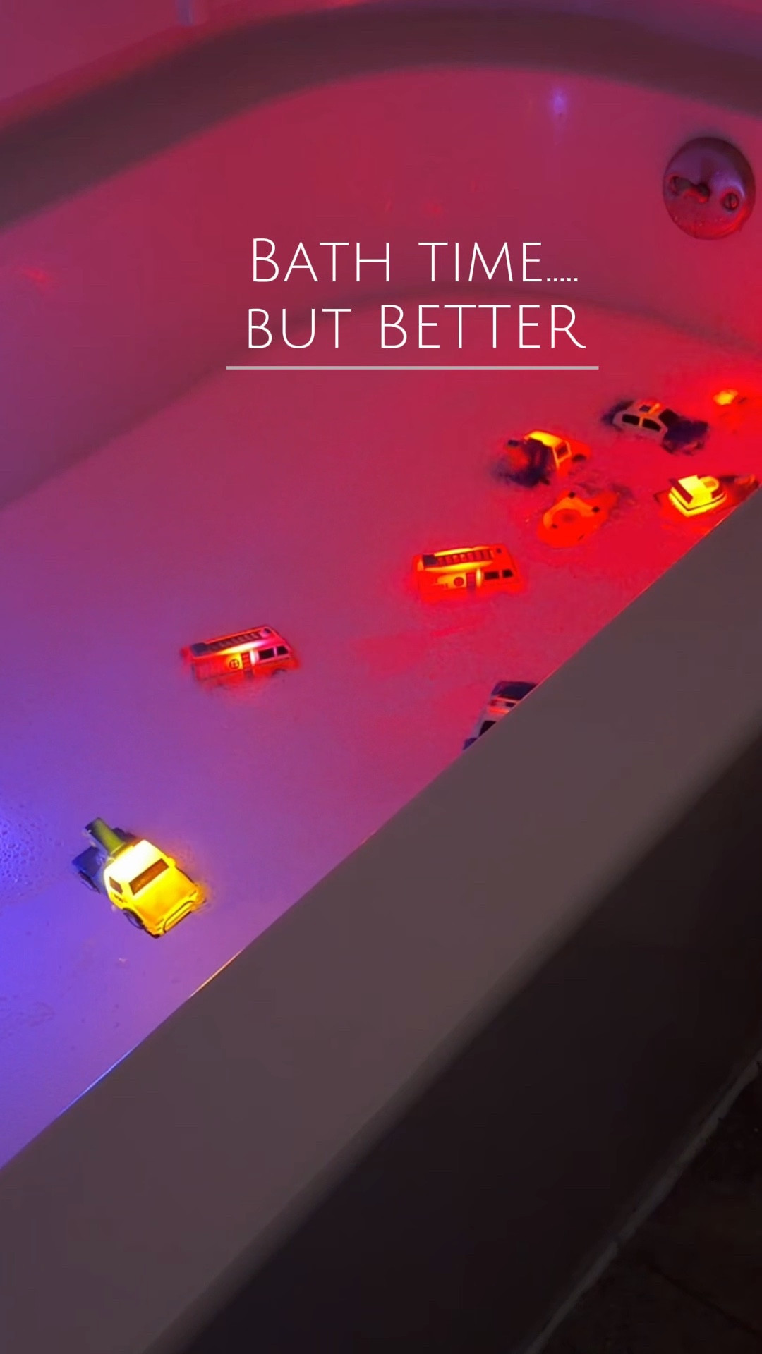 Light up bath time with these soft, squeezable emergency cars. They float, have water-activated lights, and a mold-free design that’s perfect for sensory play and keeping little ones entertained.

#bathtoys #sensoryplay #toddlertime #lightuptoys #kidsgiftideas

#LTKKids #LTKmomlife #LTKBaby