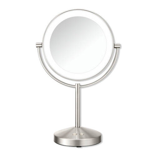 Reflections 1x/10x LED Lighted Mirror Satin Nickel | Ulta