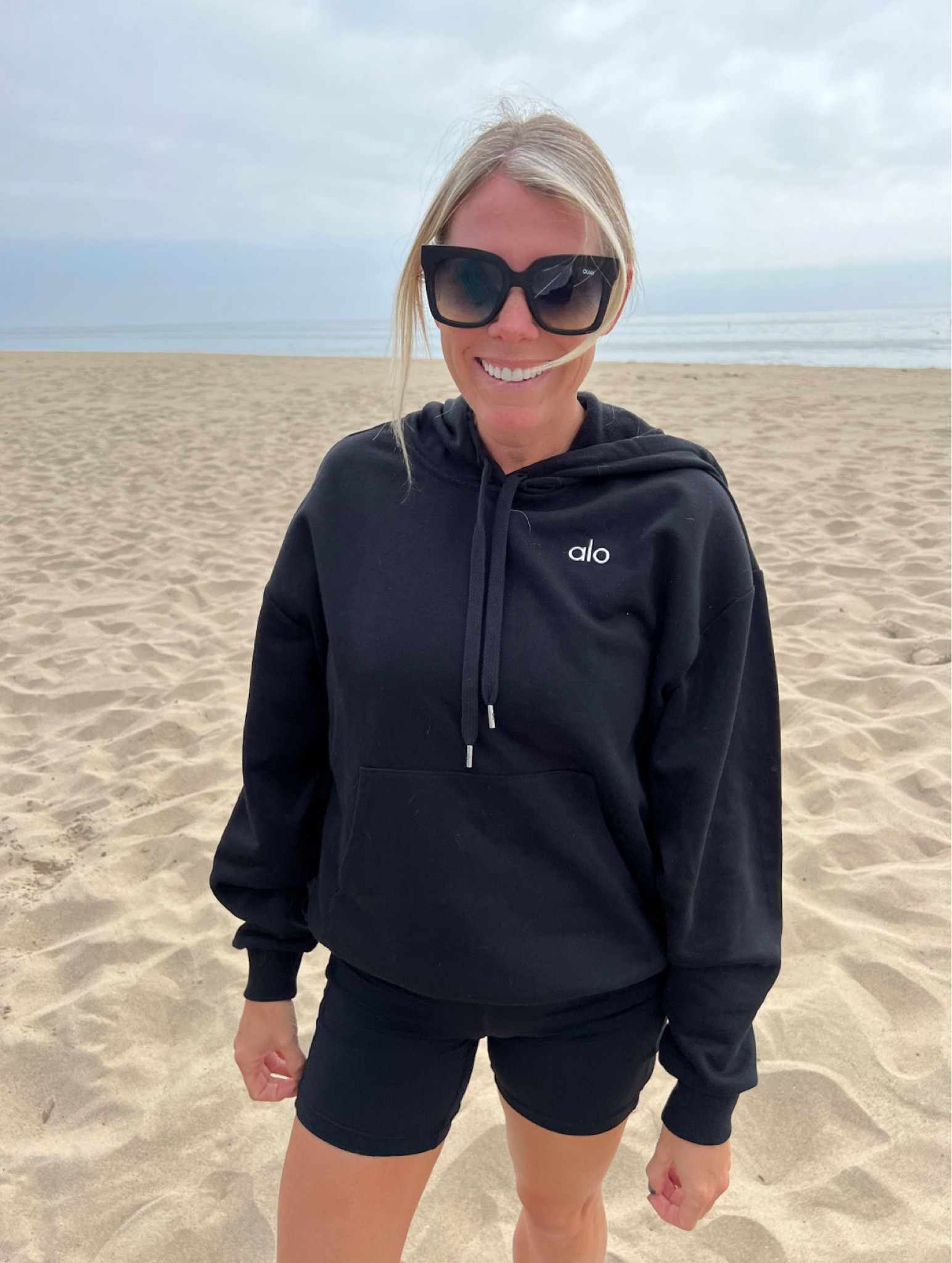 Love this alo yoga hoodie with biker shorts and sunglasses. Size small sweatshirt and biker shorts. 30% off at alo right now. 

Follow my shop @thesensibleshopaholic on the @shop.LTK app to shop this post and get my exclusive app-only content!

#liketkit #LTKSeasonal #LTKsalealert #LTKfit
@shop.ltk
https://liketk.it/489MJ