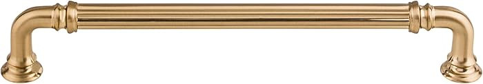 Top Knobs TK324HB TK324 Reeded 7 Inch Center to Center Handle Cabinet Pull from The Chareau Colle... | Amazon (US)
