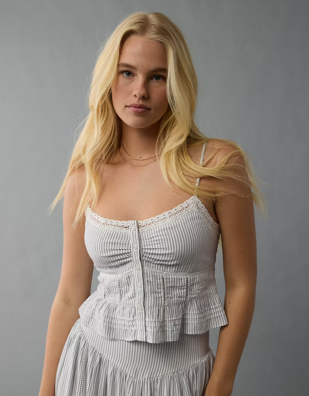 AE Lace Corset Cami | American Eagle Outfitters (US & CA)