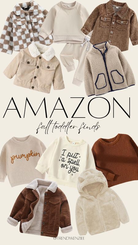 amazon toddler fall fashion - toddler jackets, toddler coats , toddler neutral style , toddler amazon finds 🤎🍂


#LTKfindsunder100 #LTKfindsunder50