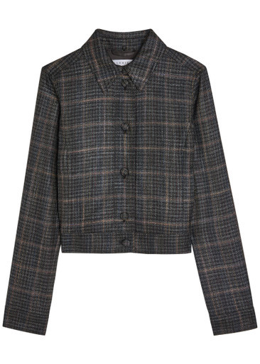 Thereza plaid tweed jacket | Harvey Nichols
