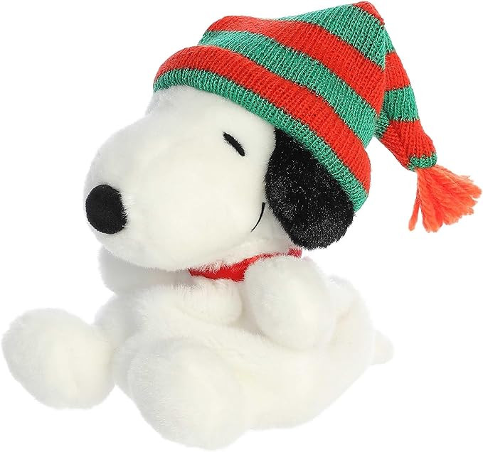 Aurora® Festive Peanuts® Palm Pals™ Snoopy Beanie Stuffed Animal - Officially Licensed Toys f... | Amazon (US)