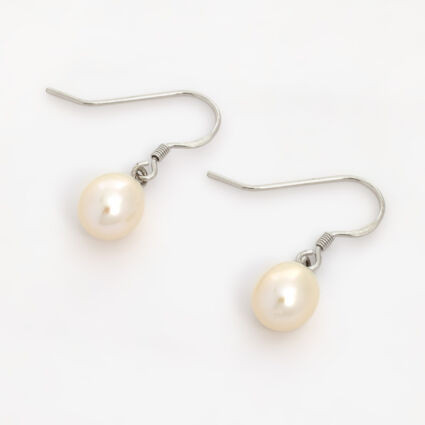 Sterling Silver Freshwater Drop Earring | TK Maxx