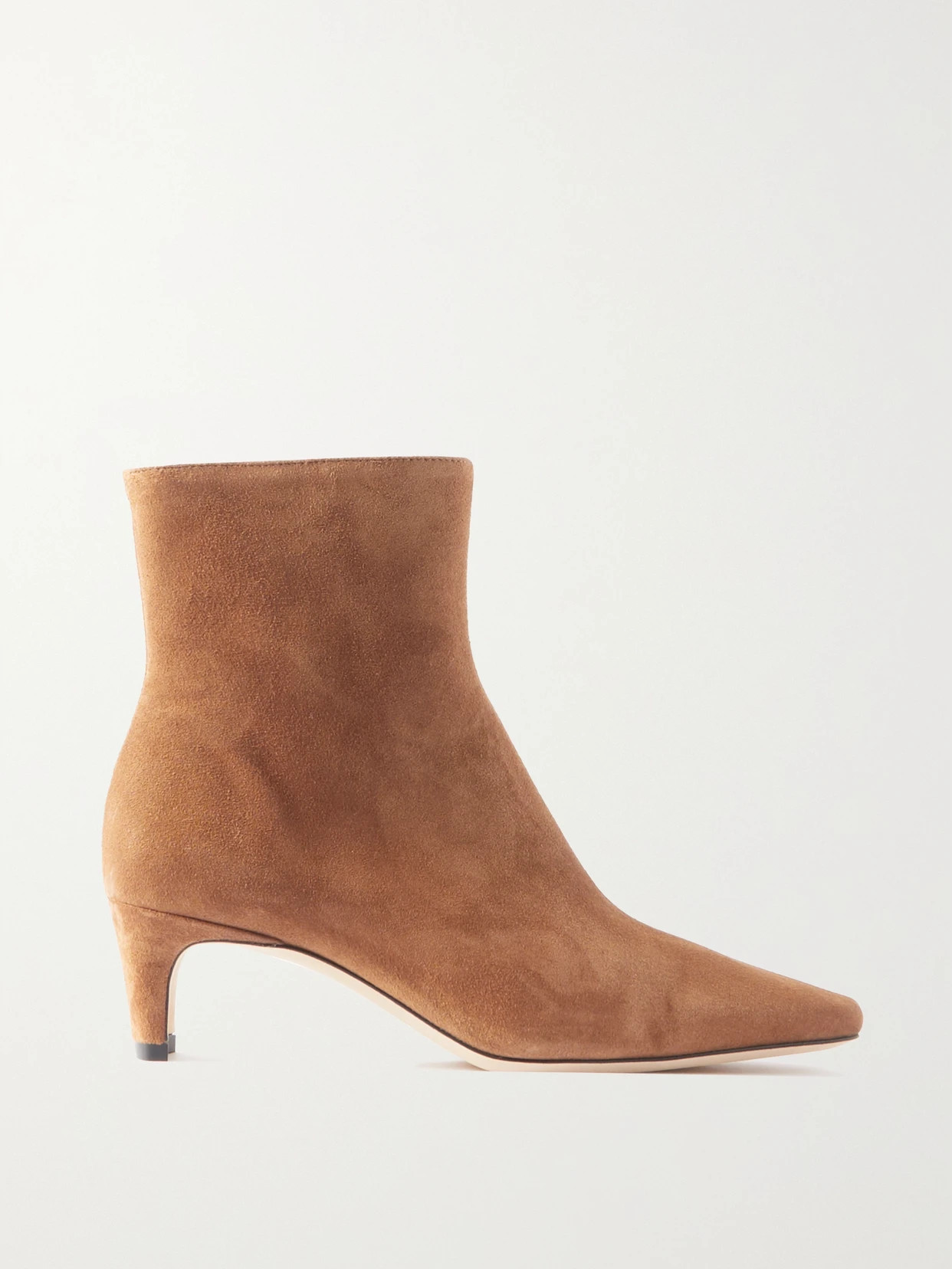 STAUD - Wally Suede Ankle Boots - Tan | NET-A-PORTER (UK & EU)