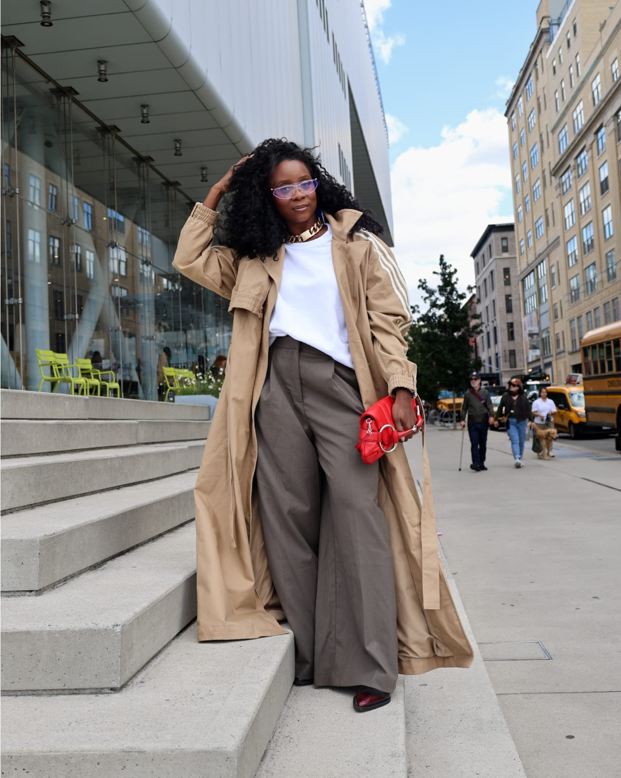 Classic neutral outfit inspo featuring my Adidas trench coat, wide-leg pants, and the Gucci Horsebit bag for an elevated everyday look ✨ Added the Bottega sunglasses for that effortless chic finish.

#trenchcoatstyle
#neutraloutfit
#widelegpants
#citystyle
#elevatedbasics
#quietluxury
#chicclassics
#springlayers
#minimalstyle
#everydaychic

#LTKSeasonal #LTKStyleTip