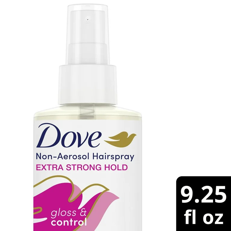 Dove Non-Aerosol Extra Strong Hold Women's Hairspray for Gloss & Control, 9.25 oz - Walmart.com | Walmart (US)