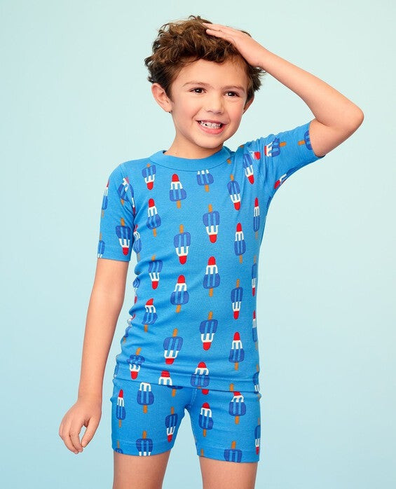 Girls' & Boys' Rocket Pops On Swedish Sky HannaJams™ Pajama Set in 100% Organic Combed Cotton - Size Big Kids 12 by Hanna Andersson | Hanna Andersson