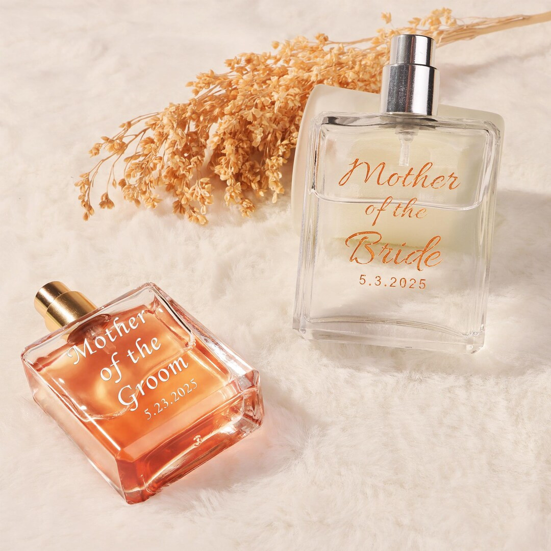 Personalized Engraved Perfume Bottle | Mother of Bride & Mother of Groom | Wedding Gift | Bridesm... | Etsy (US)