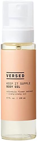 Versed Keep It Supple Body Oil - Moisturizing Oil Spray with Vitamin E, Calendula + Ylang Ylang -... | Amazon (US)