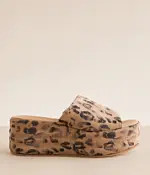 Harbor Leopard Platform SandalMi.iMPrice $59.99What do you want to know about this product?Ask a... | Buckle