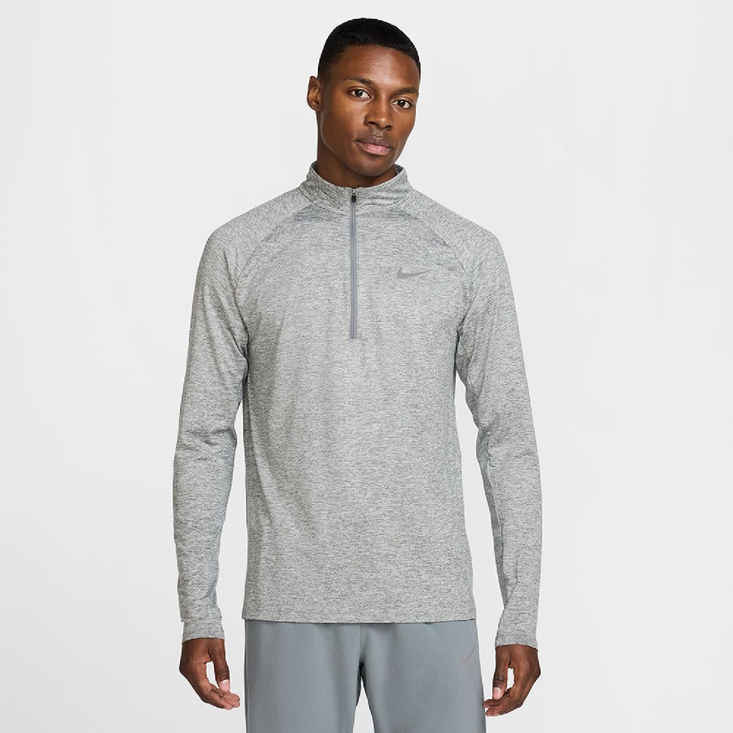 Nike Men's Stride Dri-FIT Quarter-Zip Top Gray L | REI