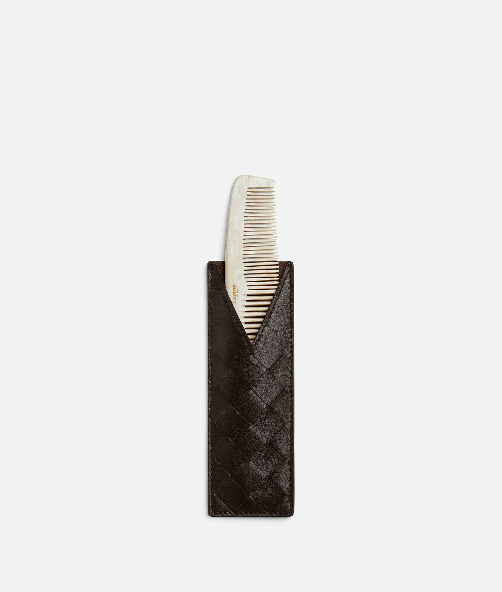 Intrecciato Comb Set in Fondant/natural | Bottega Veneta US | Bottega Veneta