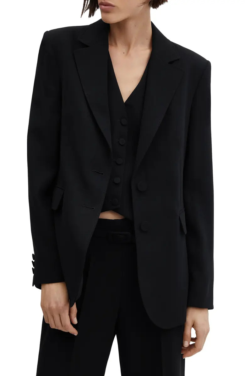 MANGO Straight Fit Suit Blazer | Nordstrom | Nordstrom