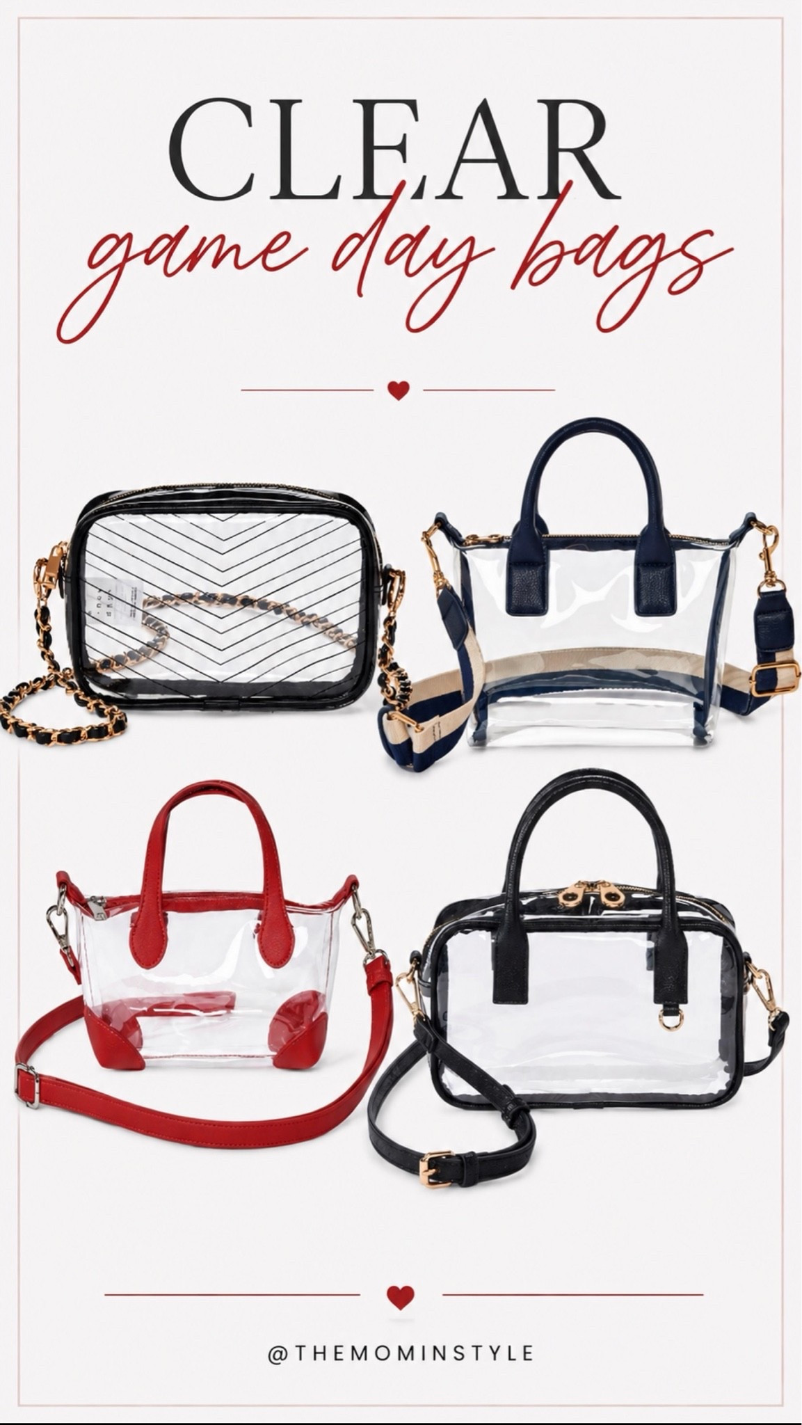 Get game day ready with these clear bags all Crossbody options

#LTKOver40 #LTKmomlife #LTKdayinmylife