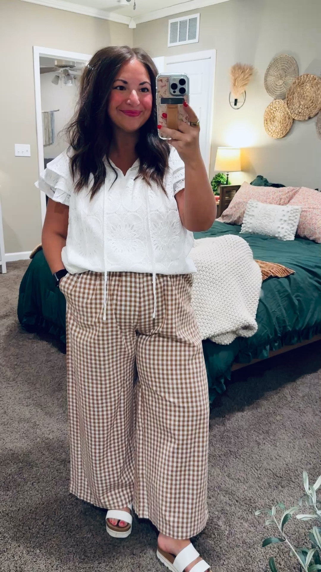 One set, multiple looks 🙌 Switching out the top is my favorite way to stretch my wardrobe without spending more—simple, cute, and classroom-ready!

sandals: fit true to size // wearing a 5
pants (part of a set): fit true to size // wearing a large
blouse: fits true to size // wearing a large 

 

#LTKootd #LTKMidsize #LTKWorkwear