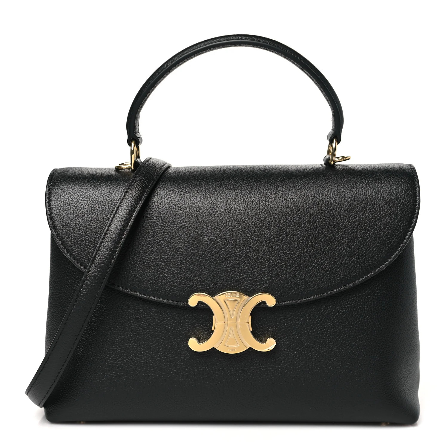 Celine Supple Calfskin Medium Nino Black 1725286 | FASHIONPHILE (US)