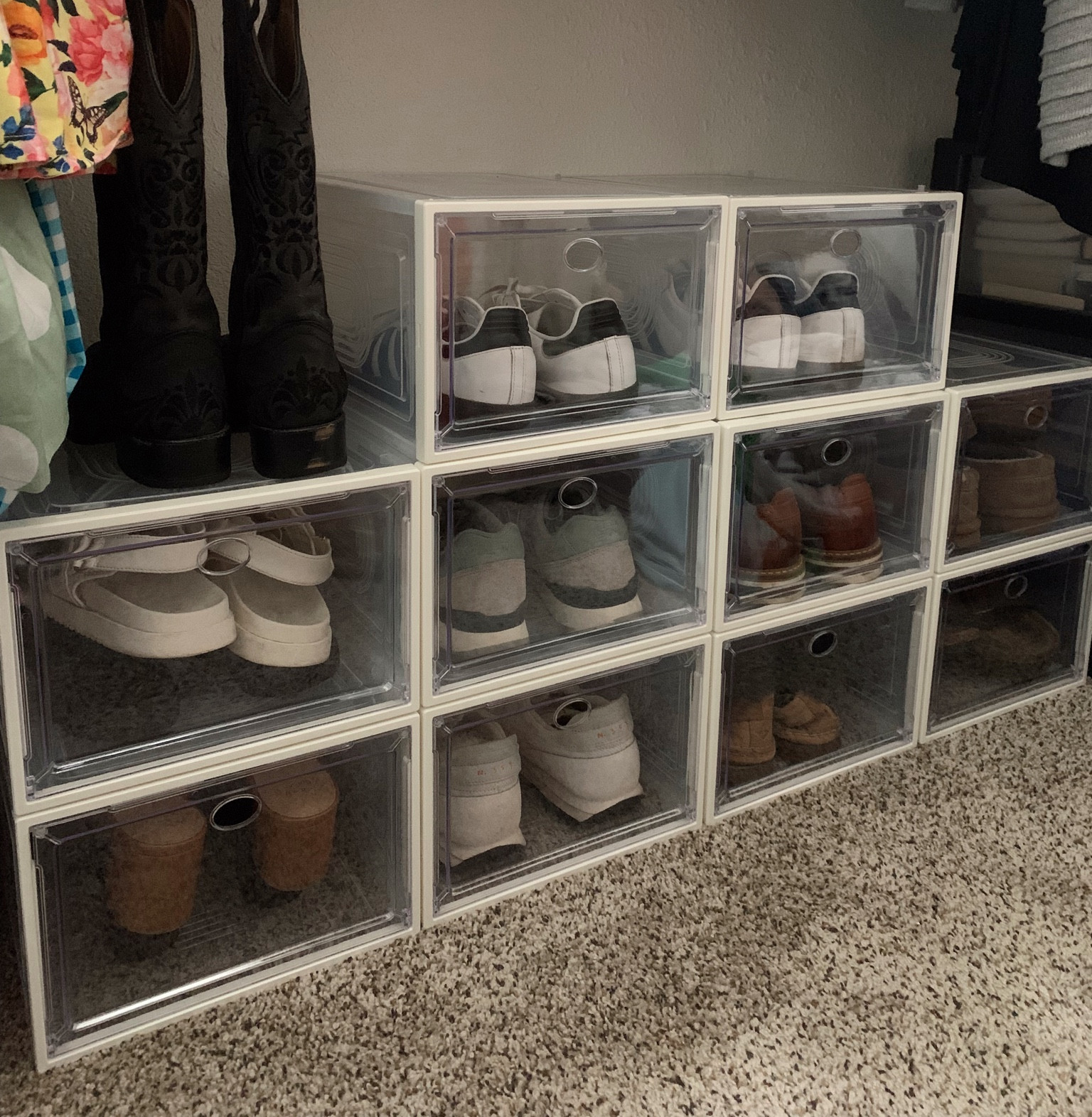 Clear shoe organizers ✨👟

#LTKHome