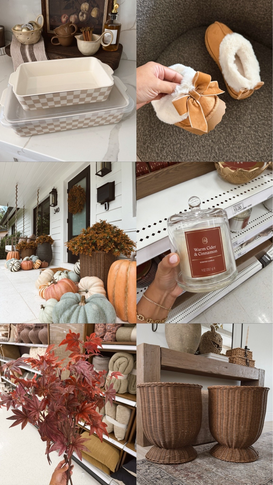 Your favorites & mine 🤎 trending for the first week of September 

#walmart #target #michaels #targethome #targetfalldecor #falldecor #fauxpumpkins #fallstems #fallcandle #girlsshoes #uggs #bakeware #planters #fallporch

#LTKSeasonal #LTKHome