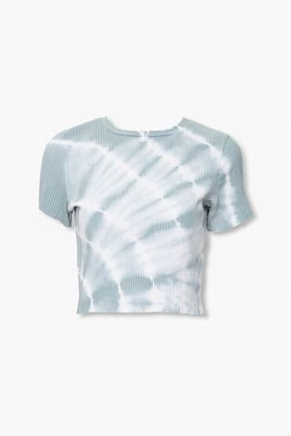 Ribbed Tie-Dye Crop Top | Forever 21 (US)