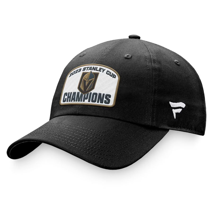 Vegas Golden Knights Fanatics Branded 2023 Stanley Cup Champions Core Adjustable Hat - Black | Fanatics